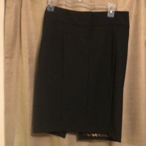 Lined pencil waist skirt